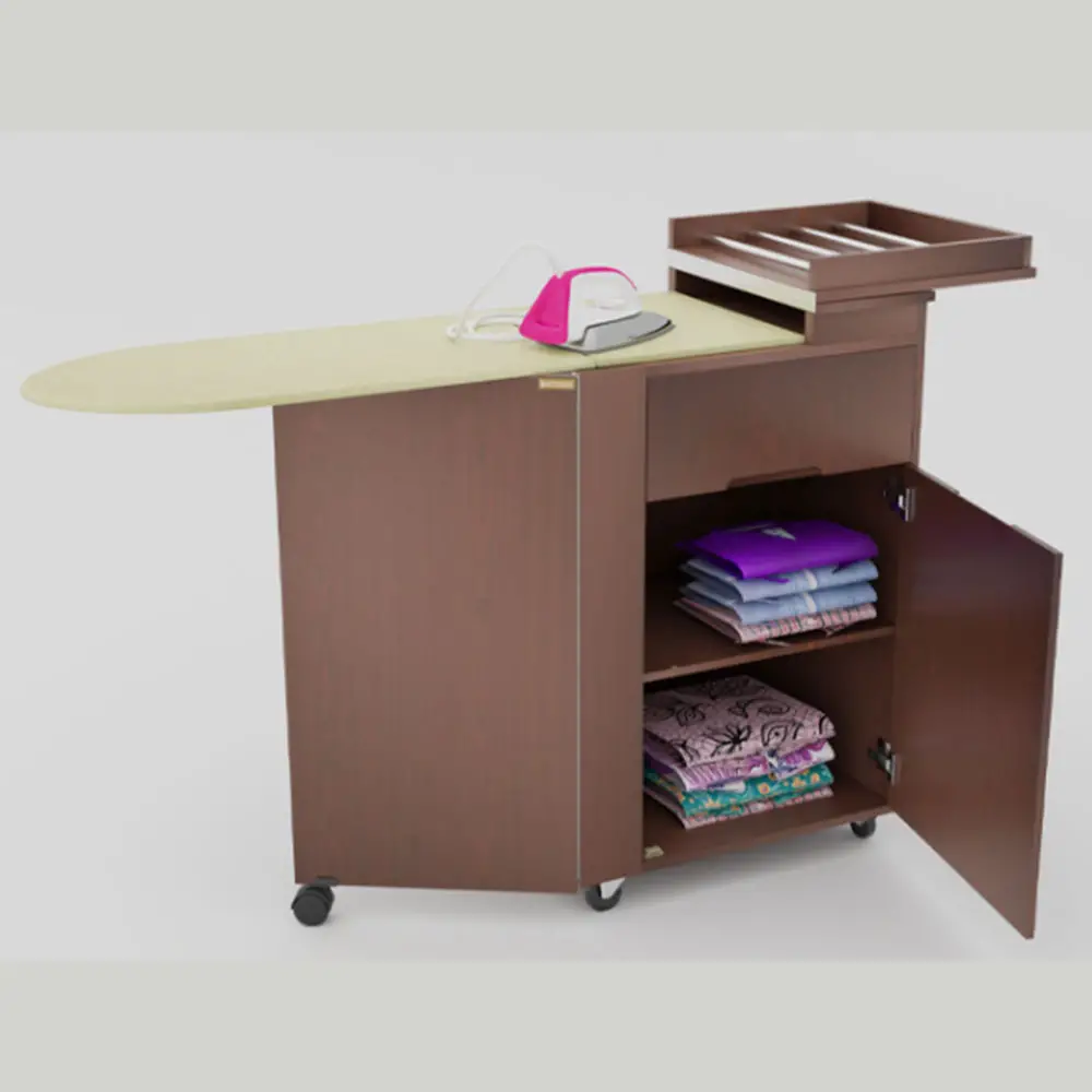 Ironing Board Stand Wooden and HeatResistantBrothers Furniture