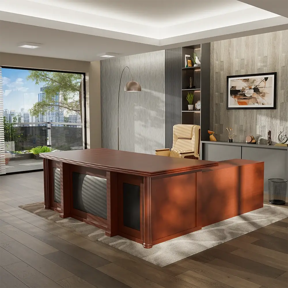 Modern Beech Wood Director TableBrothers Furniture Bangladesh