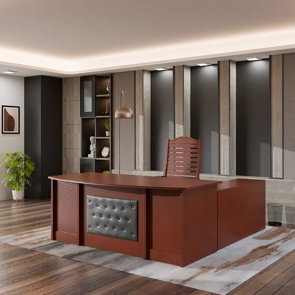 Beech Wood Director TableLarge and Durable Brothers Furniture