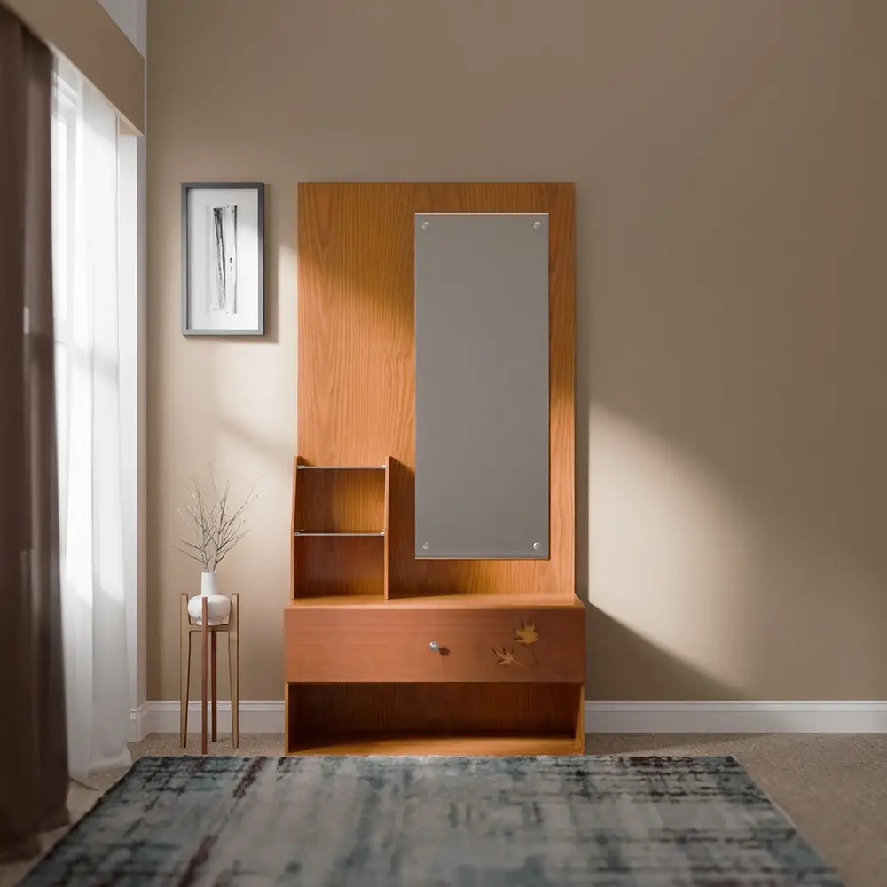 LB Dressing Table03 Glass Top Makeup VanityBrothers Furniture