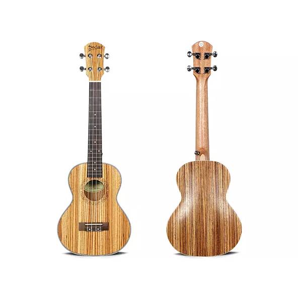 Deviser UK 26 65  Full Zebrawood Matt Finish Tenor Ukulele